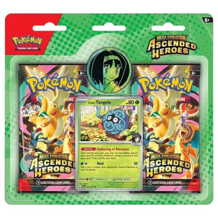 Pokemon - Mega Evolution - Ascended Heroes - 2 Pack Blister - Erika's Tangela