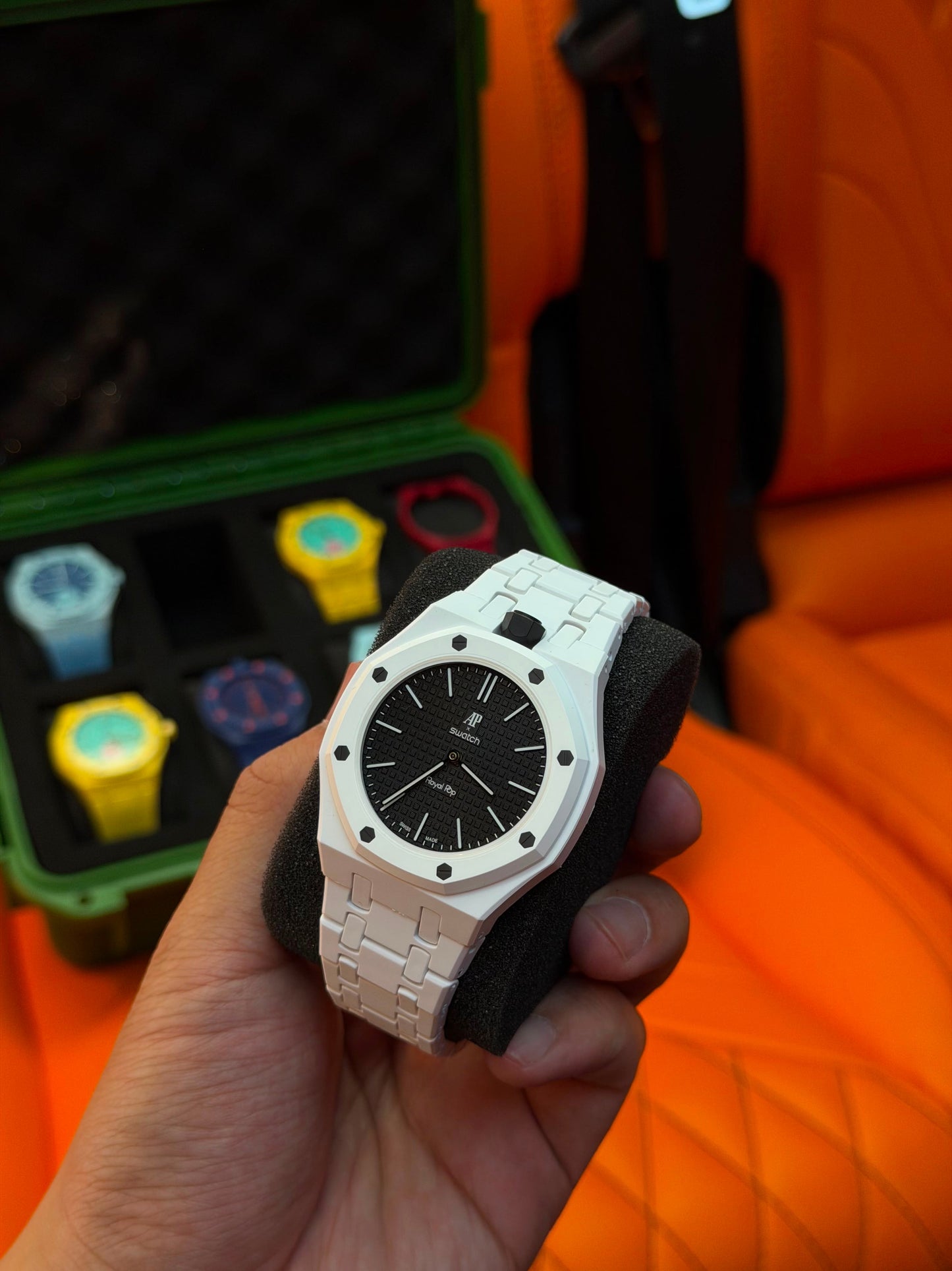 Strap & Case for Swatch x Audemars Piguet Royal Pop
