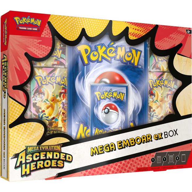 Pokémon TCG: Mega Evolution - Ascended Heroes Mega Emboar Ex Box