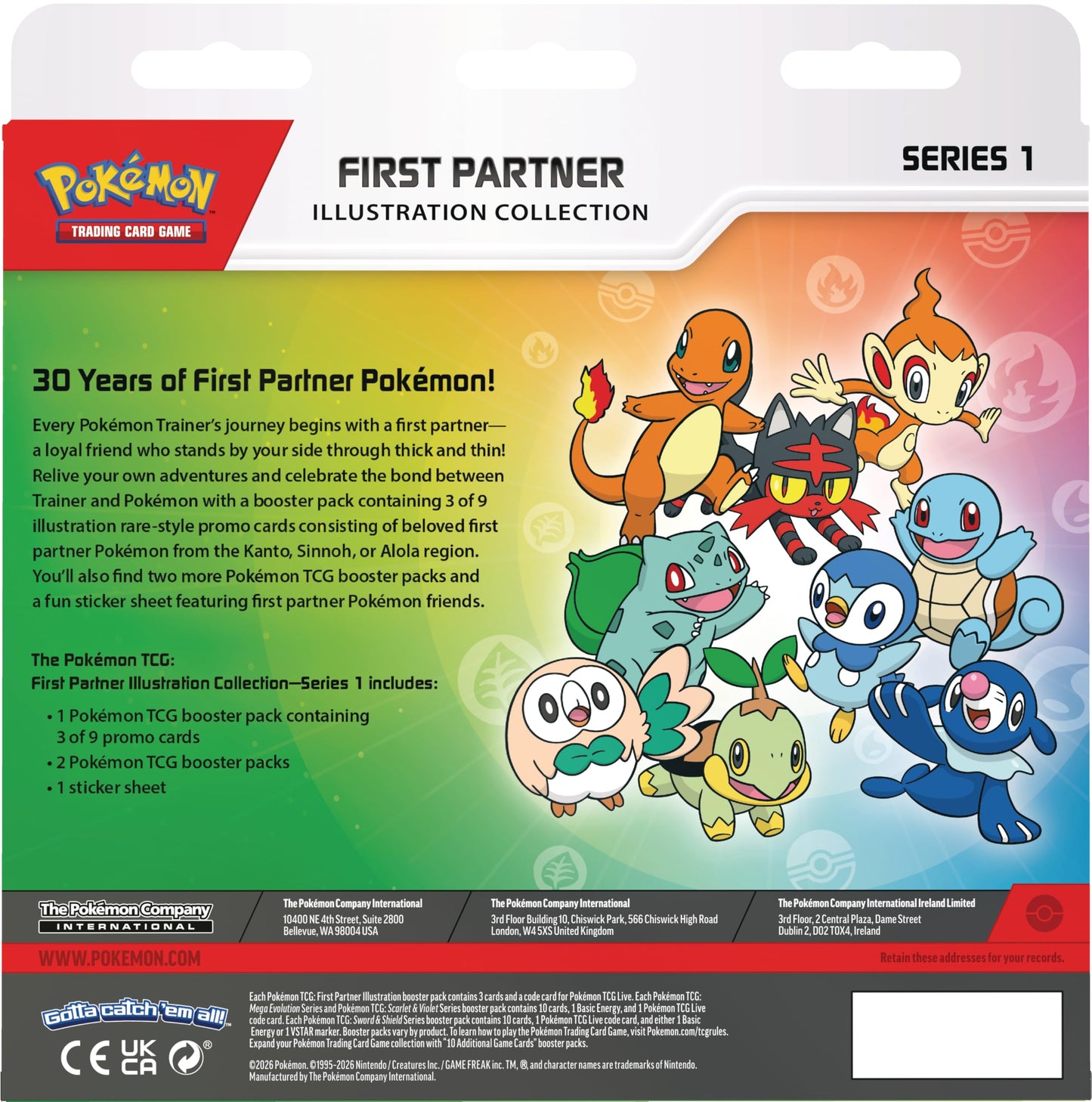 Pokémon TCG: First Partner Illustration Collection - Series 1