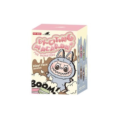 Pop Mart The Monsters Labubu Exciting Macaron 'Chestnut Cocoa' SECRET Vinyl Plush Pendant