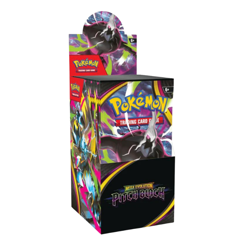 Pokémon TCG: Mega Evolution — Pitch Black Half Booster Box (18 Packs)