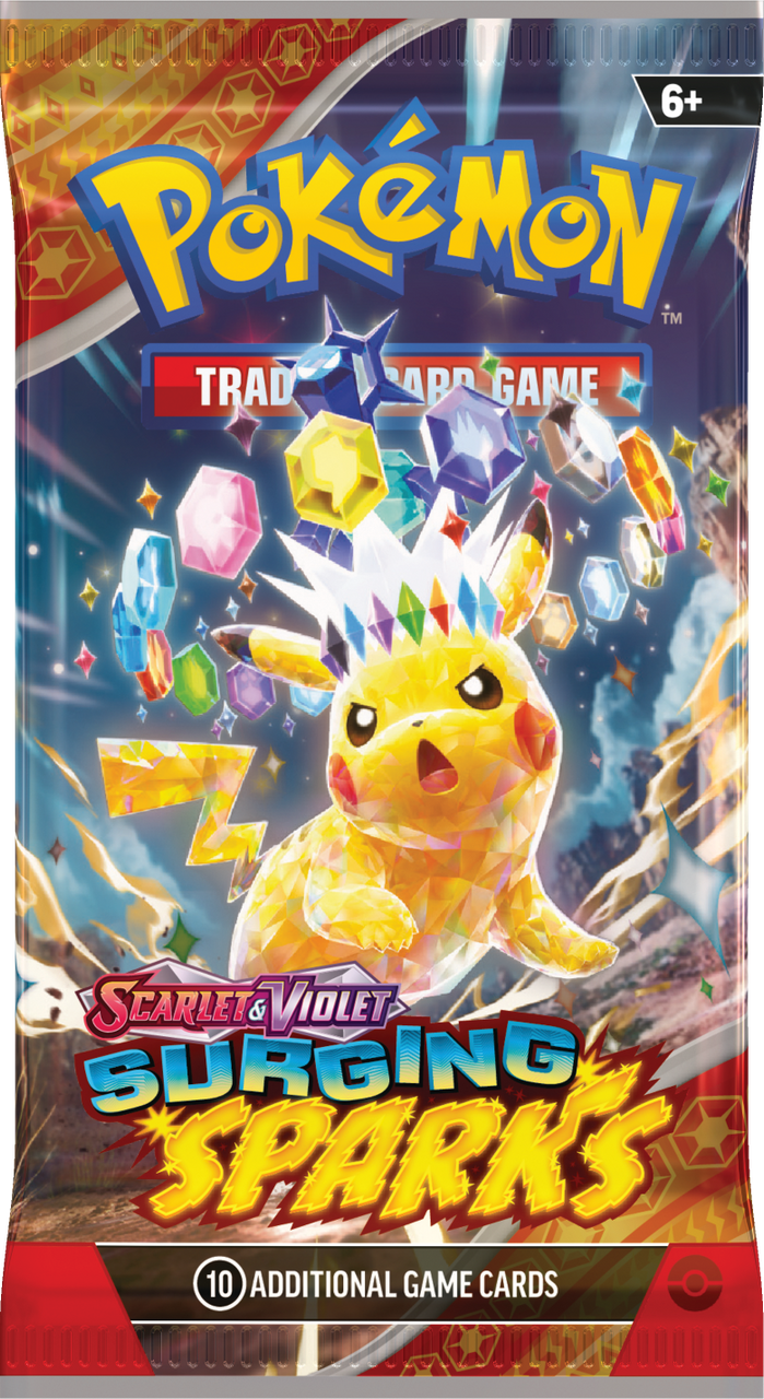Pokémon TCG: Scarlet & Violet — Surging Sparks - Booster Pack (Single Pack)