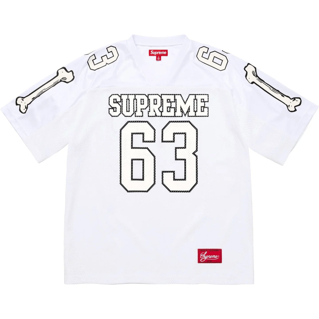 Supreme Bones Football Jersey White