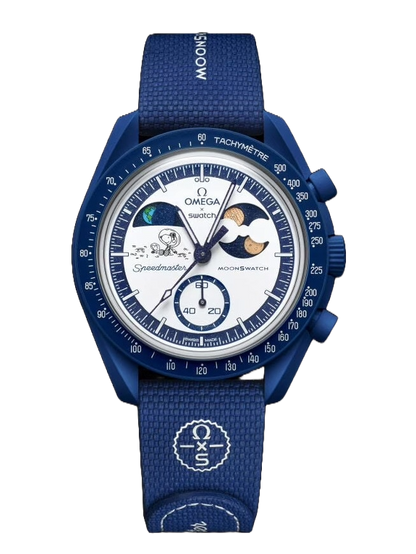 Swatch x Omega Bioceramic Moonswatch Mission to Earthphase – Moonshine Gold (SO33N702L) - 'HARVEST MOON'
