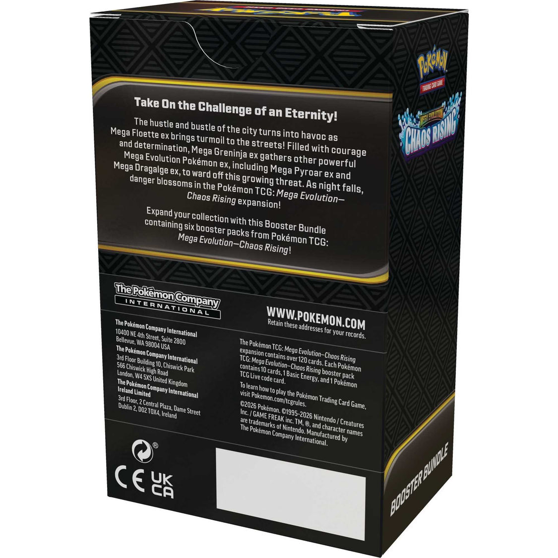 Pokémon TCG: Mega Evolution — Chaos Rising Booster Bundle (6 Packs)
