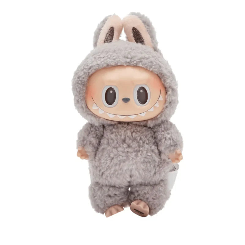 Pop Mart The Monsters Labubu Exciting Macaron 'Sesame Bean' Vinyl Pendant