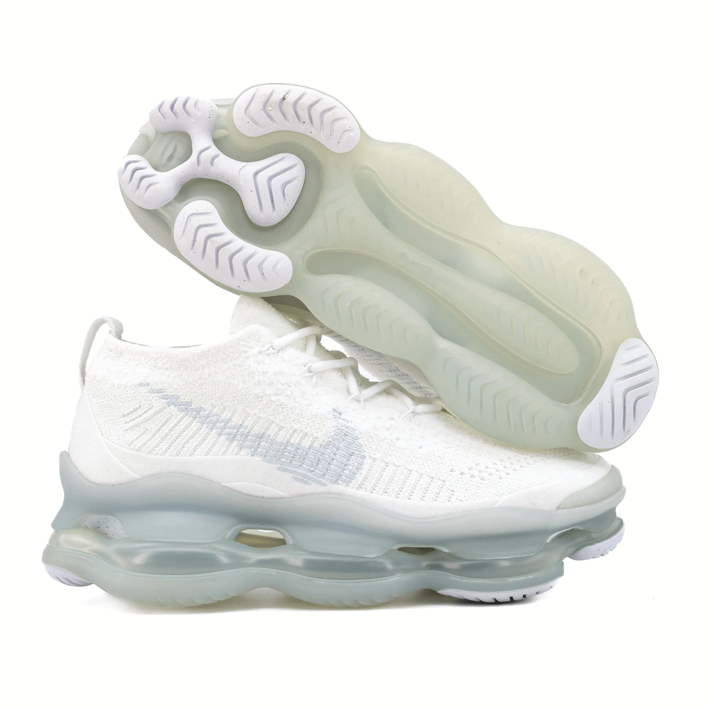 Wmns Air Max Scorpion Flyknit 'White Football Grey'