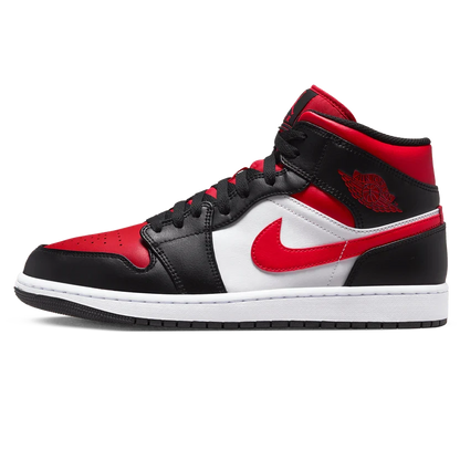 Jordan 1 Mid 'Black Fire Red'