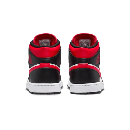 Jordan 1 Mid 'Black Fire Red'
