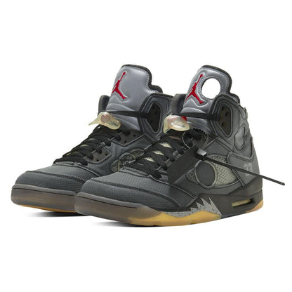 Jordan 5 Off-White 'Black'