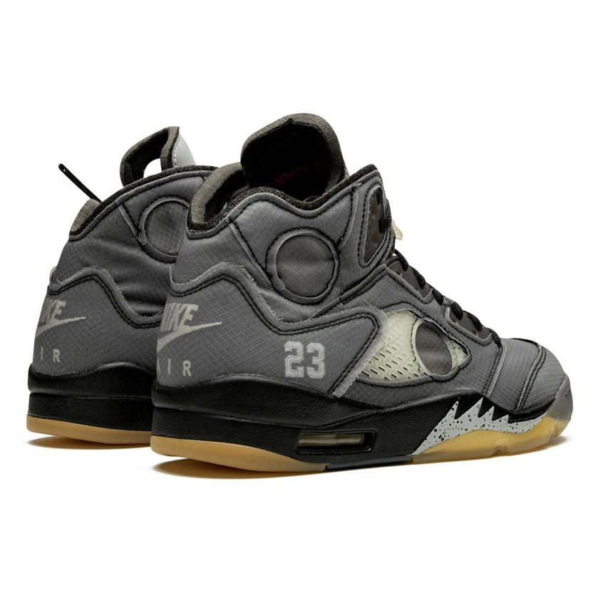 Jordan 5 Off-White 'Black'