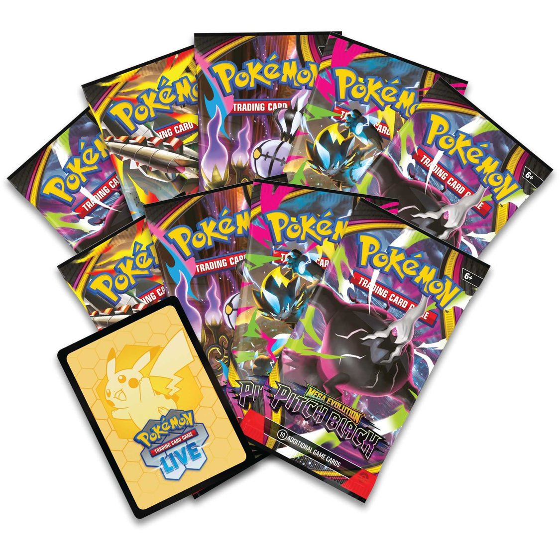 Pokémon TCG: Mega Evolution - Pitch Black Elite Trainer Box