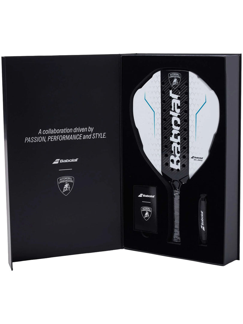 Lamborghini x Babolat Padel Racket Limited Edition BL.003 - White