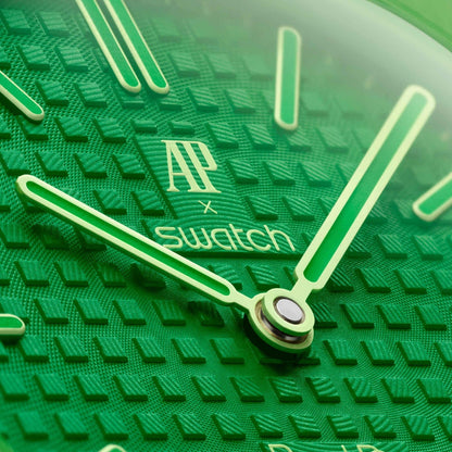 Swatch x Audemars Piguet Royal Pop 'GREEN EIGHT' (SSX03G100N)