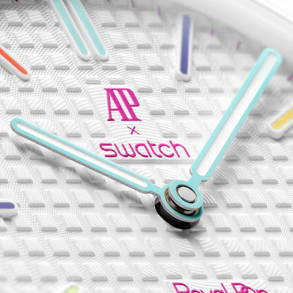 Swatch x Audemars Piguet Royal Pop 'HUIT BLANC' (SSX03W100N)
