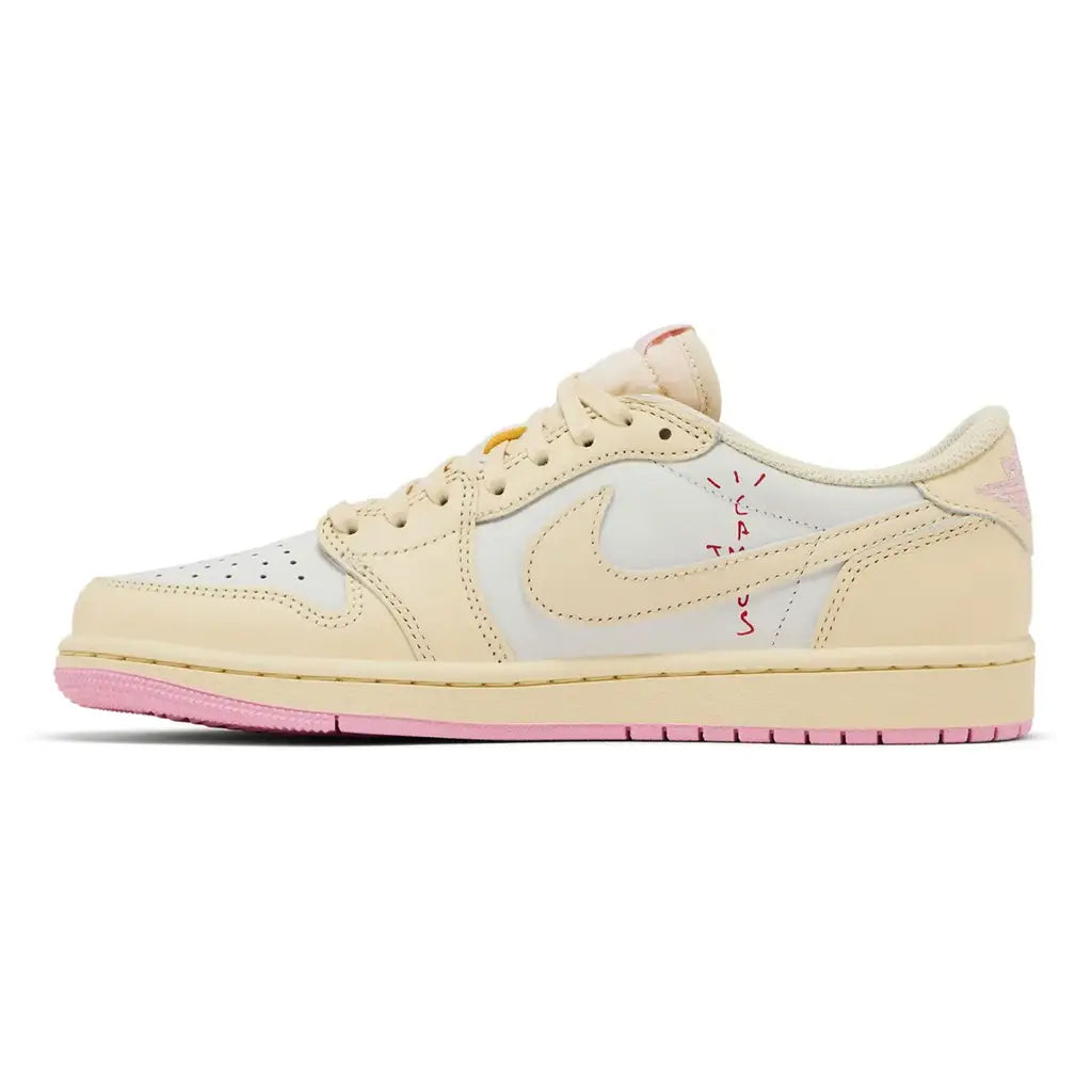 Air Jordan 1 Retro Low OG SP Travis Scott 'Shy Pink'