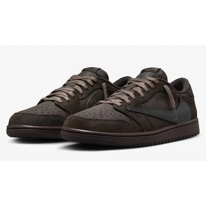 Air Jordan 1 Retro Low OG SP Travis Scott 'Velvet Brown'